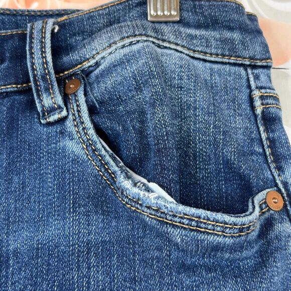 BLANKNYC Jeans Womens 28 Blue Medium Wash Skinny Button Fly High Rise Denim - Picture 5 of 14